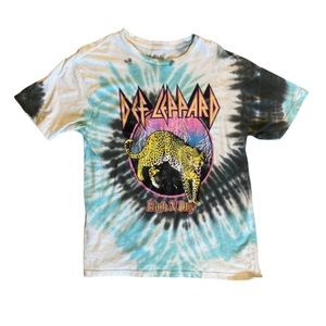 Def Leppard Tie Dye Graphic T-Shirt